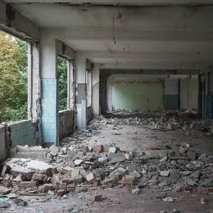 Руїни фабрики (2017 рік, фото Марії Савоскули) 2